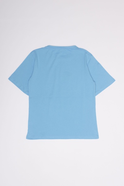 Жіноча футболка 44 колір блакитний ЦБ-00192402 SKT000849008 фото