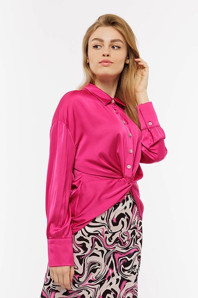 Женская блуза цвет фуксия ЦБ-00191109 SKT000844833 фото