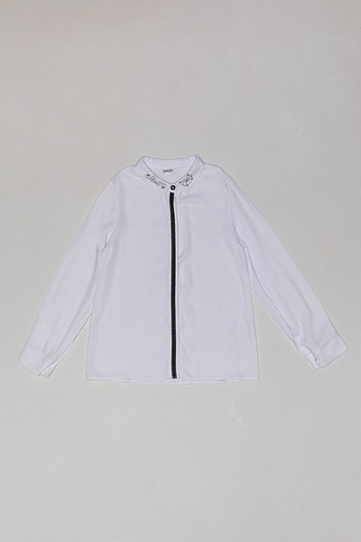 Блуза на девочку 122 цвет белый ЦБ-00159457 SKT000538915 фото