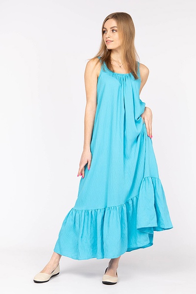Сукня жіноча 46 колір бірюзовий ЦБ-00174036 SKT000582288 фото