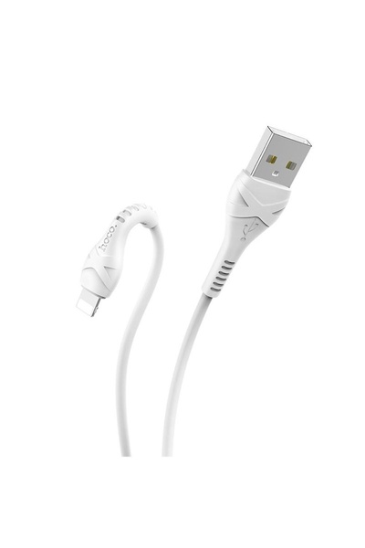 USB кабель Hoco X37 Lightning 2.4A 1 м цвет белый ЦБ-00208022 SKT000883899 фото