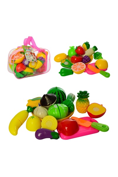 Набір фруктів та овочів у сумочці колір різнокольоровий 00-00045735 SKT000047596 фото