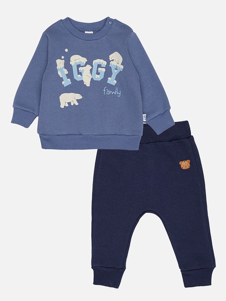 Костюм зі штанами для хлопчика 86 колір синій ЦБ-00228170 SKT000928339 фото
