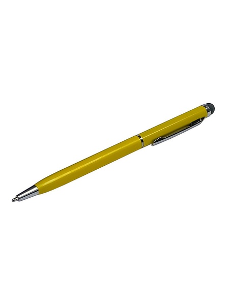 Стілус ємнісний, з кульковою ручкою колір жовтий ЦБ-00224838 SKT000921076 фото