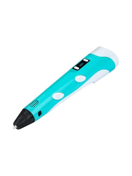 3D Ручка PEN-2 з LCD-дисплеєм колір блакитний ЦБ-00215765 SKT000899222 фото