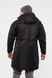 Мужская куртка длинная оверсайз 56 цвет черный ЦБ-00210440 SKT000889789 фото 4