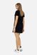 Женское платье с коротким рукавом 46 цвет черный ЦБ-00246624 SKT000984984 фото 3