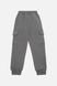 Спортивні штани для хлопчика 152 колір сірий ЦБ-00220697 SKT000910712 фото 3