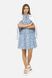 Жіноча сукня з довгим рукавом 42 колір блакитний ЦБ-00243040 SKT000966618 фото 1