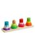 Дерев`яна іграшка "Пірамідка" колір різнокольоровий ЦБ-00254813 SKT001005950 фото 2