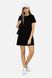 Женское платье с коротким рукавом 46 цвет черный ЦБ-00246624 SKT000984984 фото 1