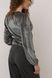 Женская блуза с длинным рукавом 44 цвет оливковый ЦБ-00233094 SKT000940536 фото 3