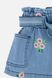 Джинсовые шорты для девочки 122 цвет голубой ЦБ-00246195 SKT000983785 фото 2