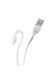 USB кабель Hoco X37 Lightning 2.4A 1 м колір білий ЦБ-00208022 SKT000883899 фото 1