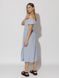 Жіноча довга сукня 46 колір блакитний ЦБ-00219261 SKT000906826 фото 3