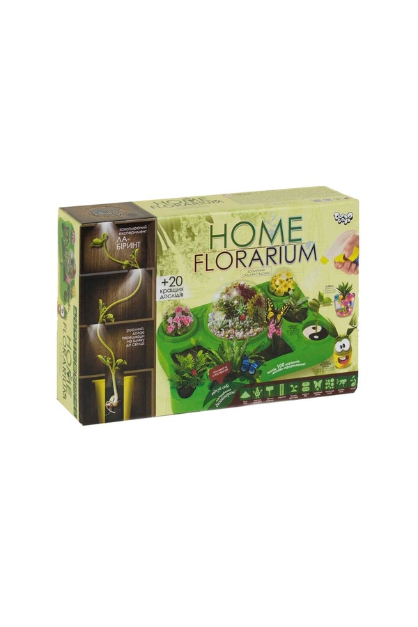 "HOME FLORARIUM" освітній набір для вирощування рослин колір різнокольоровий ЦБ-00049518 SKT000343203 фото