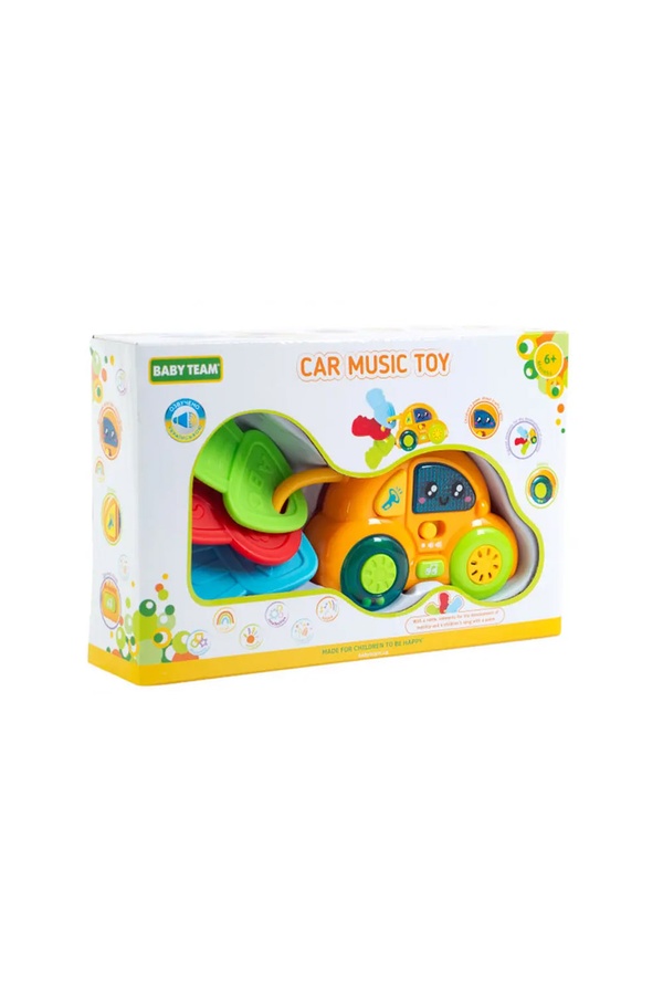 Іграшка музична "Машинка" колір різнокольоровий ЦБ-00204532 SKT000876372 фото
