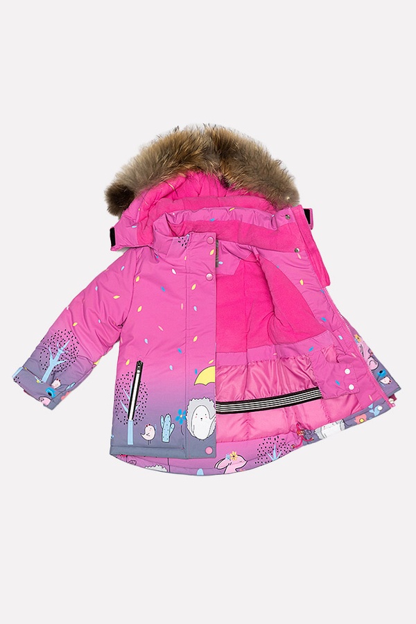 Комплект куртка и брюки на девочку. 116 цвет розовый ЦБ-00196576 SKT000859561 фото