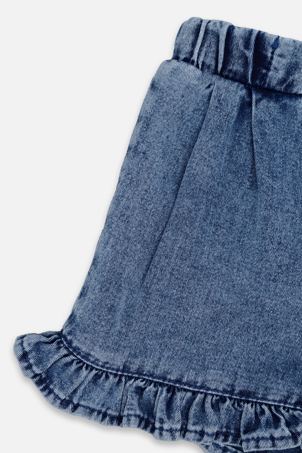 Джинсовые шорты для девочки 122 цвет синий ЦБ-00249597 SKT000991454 фото