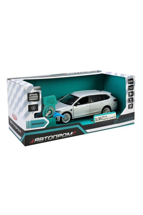 Іграшка машина металева моделі Skoda Superb IV Combi АВТОПРОМ 68744 ЦБ-00287836 фото