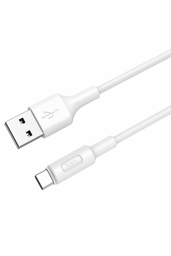 USB кабель Hoco X25 1m Type-C цвет белый ЦБ-00192785 SKT000850325 фото