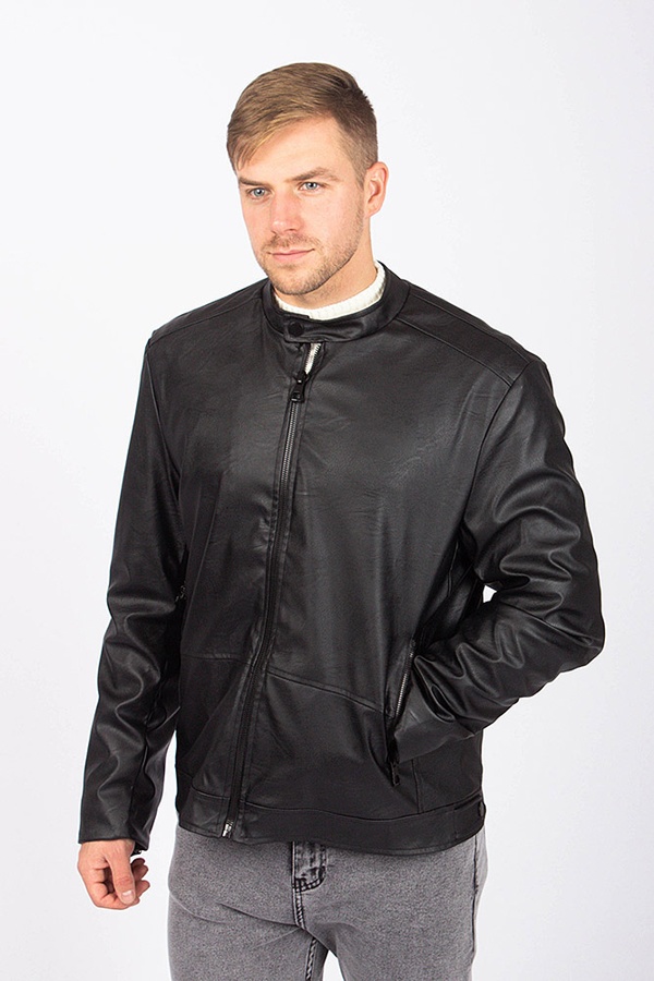 Куртка чоловіча 44 колір чорний ЦБ-00173430 SKT000580102 фото