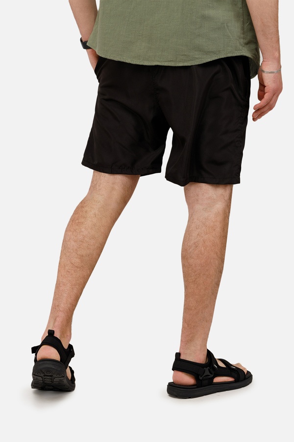 Чоловічі пляжні шорти 52 колір чорний ЦБ-00252228 SKT000998415 фото