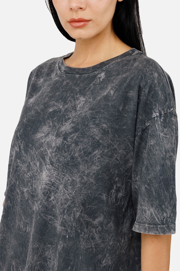 Женская футболка с коротким рукавом 48 цвет серый ЦБ-00253753