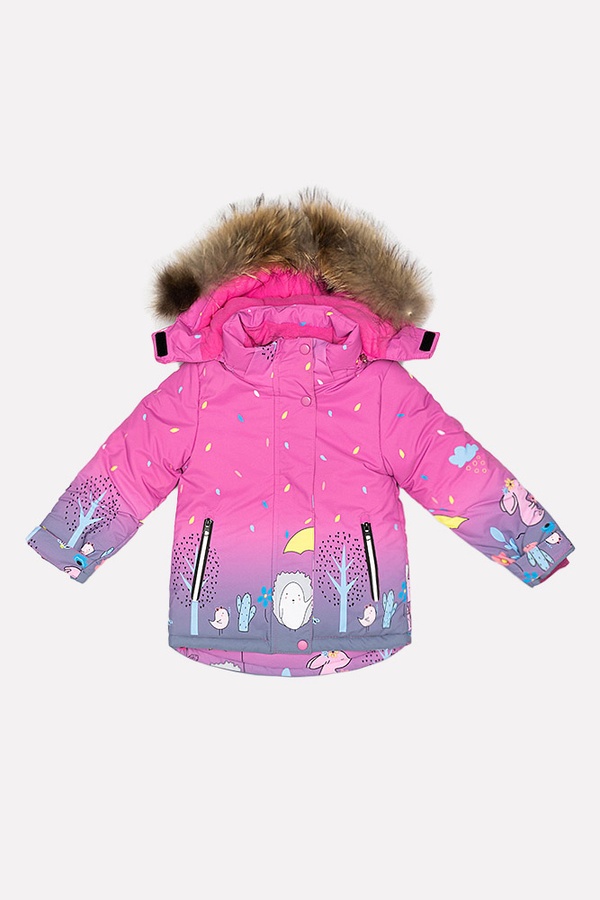 Комплект куртка та штани на дівчинку 116 колір рожевий ЦБ-00196576 SKT000859561 фото