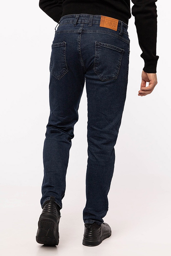 Чоловічі джинси 46 колір темно-синій ЦБ-00199425 SKT000865731 фото