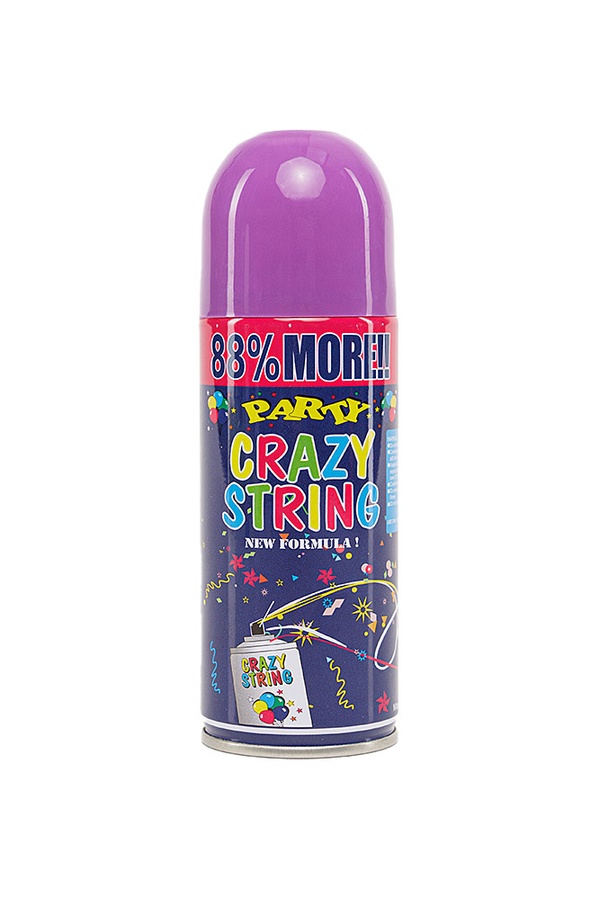 Спрей серпантин "Party Crazy String" колір різнокольоровий ЦБ-00178294 SKT000593980 фото