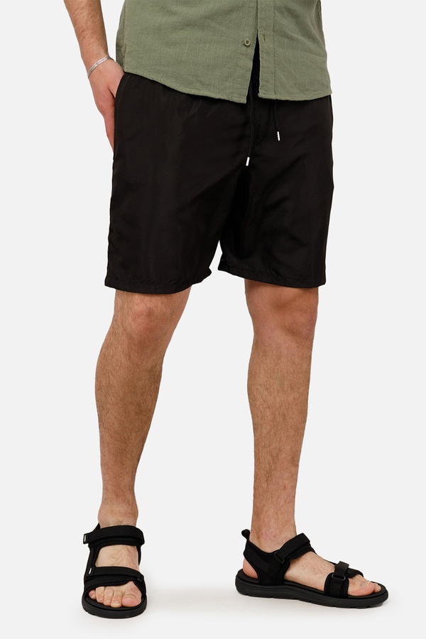 Чоловічі пляжні шорти 52 колір чорний ЦБ-00252228 SKT000998415 фото