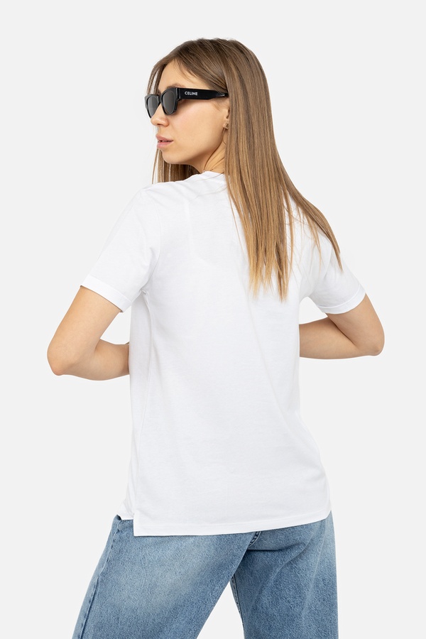 Жіноча футболка 44 колір білий ЦБ-00245785 SKT000982747 фото