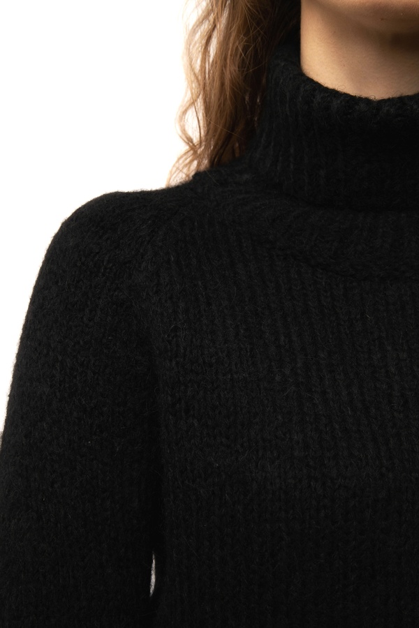 Жіночий светр 48 колір чорний ЦБ-00233294 SKT000941193 фото