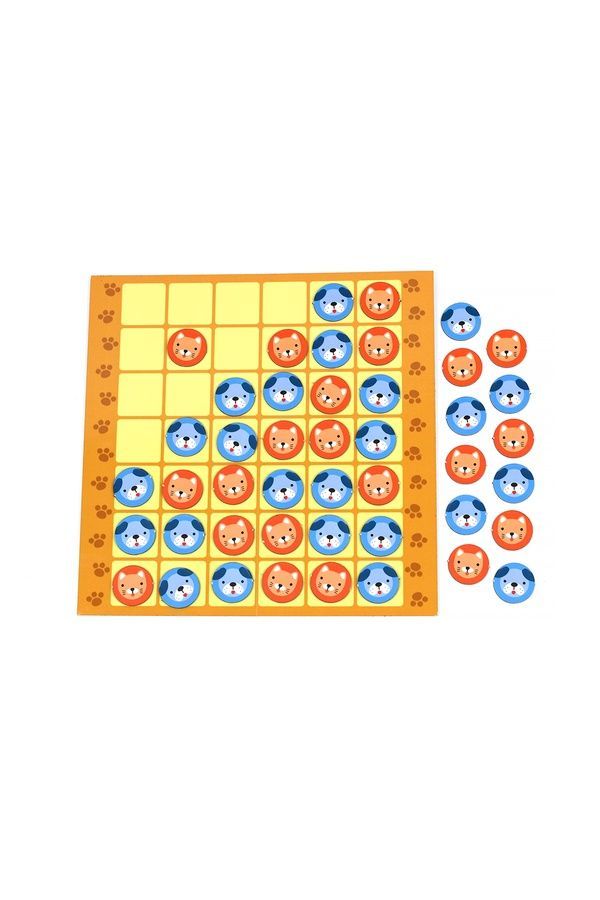 Игра магнитная "4 в ряд" УМНЯШКА 1456 ЦБ-00287087 фото