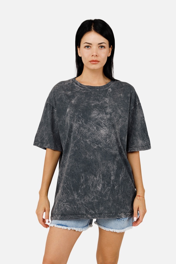 Женская футболка с коротким рукавом 48 цвет серый ЦБ-00253753