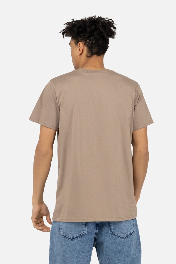 Чоловіча футболка з коротким рукавом 54 колір коричневий ЦБ-00242140 SKT000963652 фото