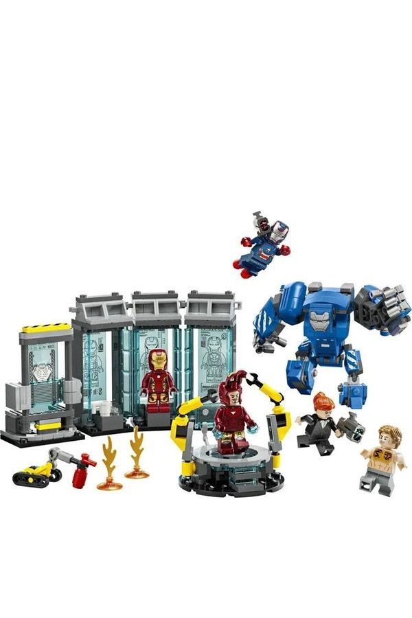 Конструктор LEGO&reg; Marvel Лабораторія Залізної Людини: зал обладунків з мініфігурками 76315 ЦБ-00276393 фото