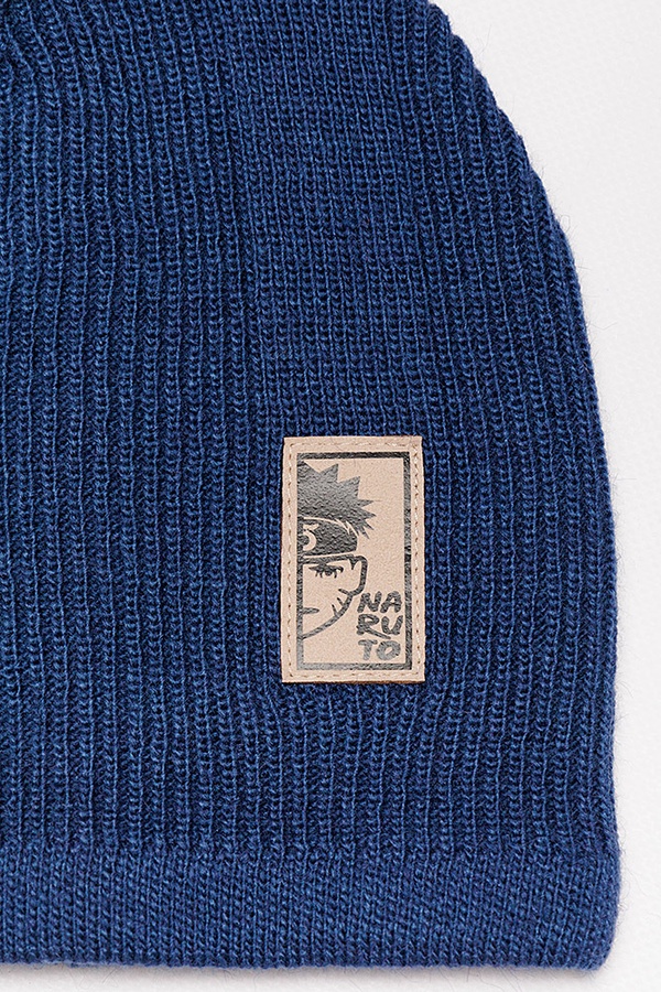 Комплект шапка-шарф на хлопчика 52-54 колір синій ЦБ-00201796 SKT000871317 фото