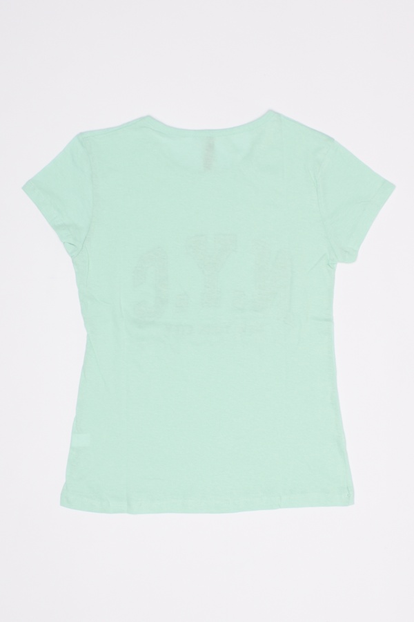 Жіноча футболка 42 колір м'ятний ЦБ-00192020 SKT000847802 фото