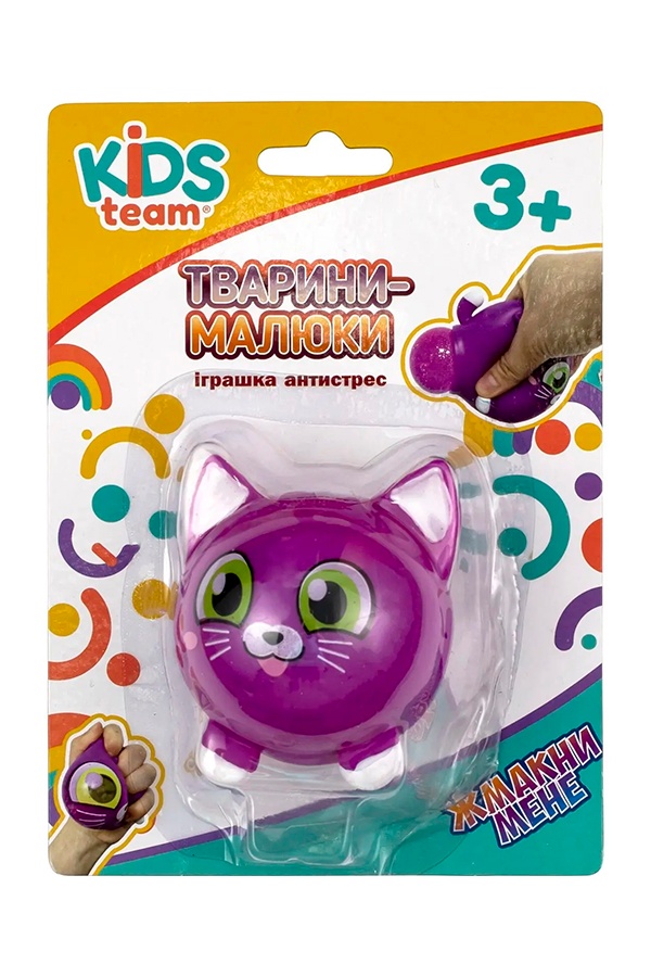Іграшка антистрес тварина-малюк кошеня колір різнокольоровий ЦБ-00237381 SKT000954020 фото
