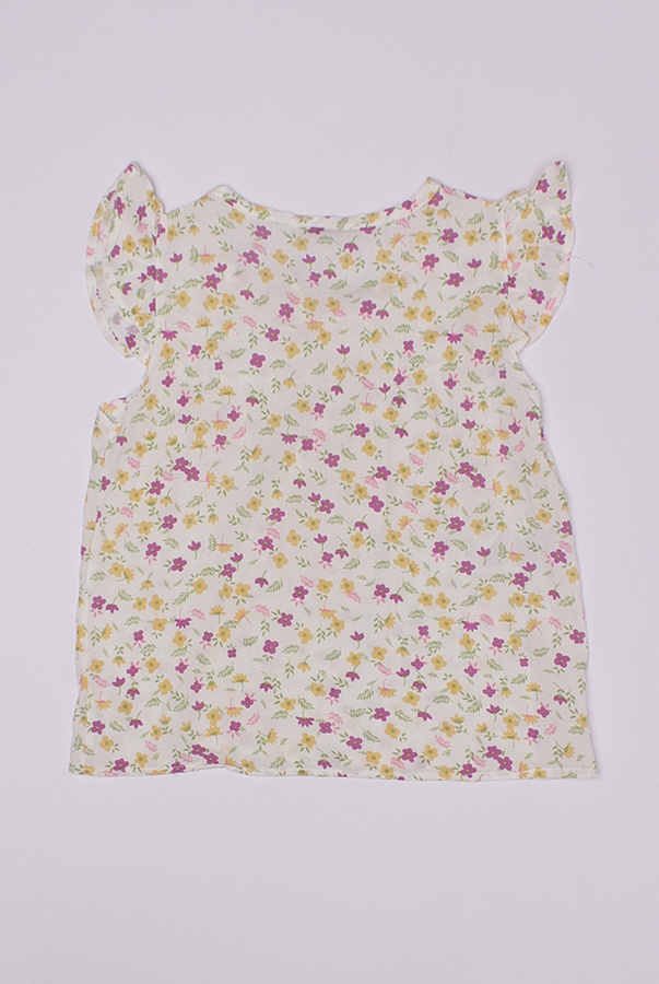 Блуза для дівчинки 122 колір молочний ЦБ-00187692 SKT000836061 фото