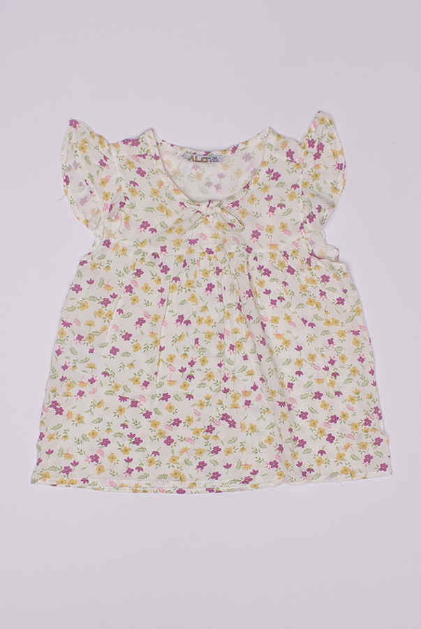 Блуза для дівчинки 122 колір молочний ЦБ-00187692 SKT000836061 фото