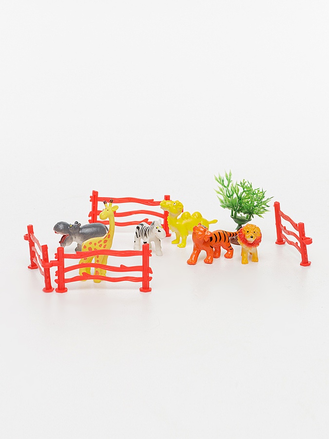 Набір іграшок - дикі тварини колір різнокольоровий ЦБ-00218450 SKT000904492 фото