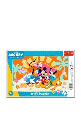 Пазли Trefl &laquo;15 Frame: Mickey Mouse and Friends. Допитливий Міккі та його друзі&raquo; Trefl 31433 ЦБ-00295350 фото