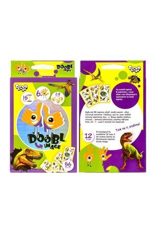 Настольная развлекательная игра "Doobl Image" Dino "80" Danko Toys DBI-02-05U ЦБ-00173185 фото