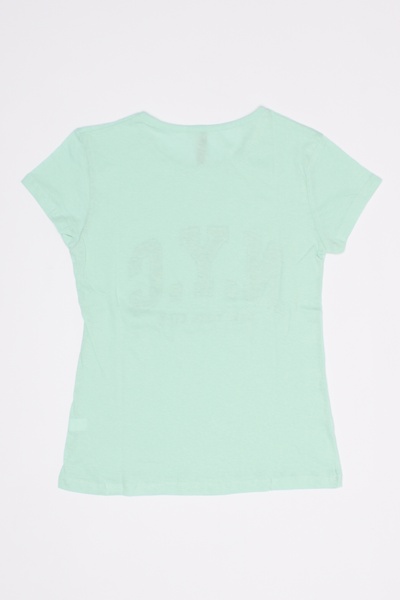 Женская футболка 48 цвет мятный ЦБ-00192020 SKT000847805 фото