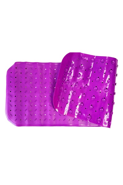 Коврик для ванной на присосках цвет фиолетовый ЦБ-00235768 SKT000946803 фото