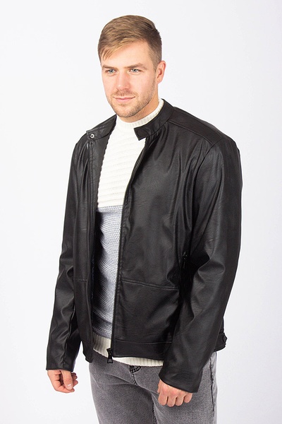 Куртка чоловіча 54 колір чорний ЦБ-00173430 SKT000580107 фото