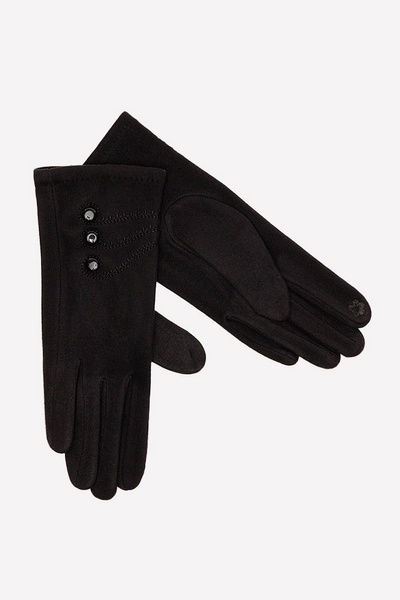 Женские перчатки 8.5 цвет черный ЦБ-00197566 SKT000862078 фото
